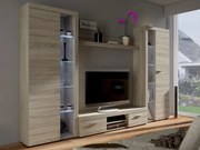 Meblościanka Rena XL 300 cm - dąb sonoma