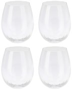 Zestaw pękatych szklanek, 440 ml, 4 szt.