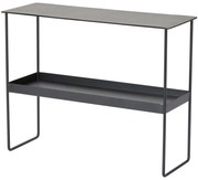 Czarna metalowa konsola 29x78 cm Bull – LIND DNA
