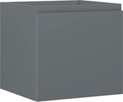 Mexen Orio szafka łazienkowa podumywalkowa 50 cm, 1 szuflada, grafit mat - 91A10-05047-1-BF66