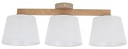 Brilagi - Przysufitowy żyrandol LATTE SABIA 3xE27/15W/230V sosna/biały