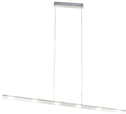 Designerska lampa wisząca stalowa z dotykowym ściemniaczem w komplecie LED - Platinum