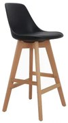 Taburete Alto Nordic Edition Czarna & ↑65 Cm - Sklum