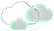 Biała lampa dziecięca 52x25 cm Cloudy – Trio
