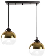 Nowoczesna czarno-złota lampa wisząca - D236 M6-Z92