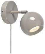 Szarobeżowy kinkiet do kontaktu Pop – Markslöjd