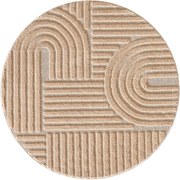 Jasnoróżowy okrągły dywan ø 80 cm Art 1121 – Ayyildiz Carpets