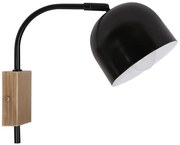 Czarny metalowy kinkiet regulowany - D158 Z3-F04