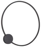 Designerski Kinkiet / Lampa scienna czarny 67 cm z LED z 3-stopniową regulacją ściemniania - Anello Nowoczesny Oswietlenie wewnetrzne