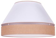 Duolla - Lampa sufitowa AVIGNON 3xE27/15W/230V śr. 60 cm biały/brązowy