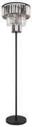Globo 15695S - Lampa podłogowa NAXIS 3xE27/40W/230V śr. 40 cm czarny