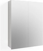 Szafka z lustrem w łazience biały wysoki połysk 60x17.2x77 fredd