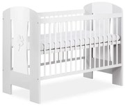 Łóżeczko dziecięce PATI 120x60 białe/szare LITTLE SKY