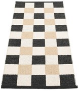 Czarno-kremowy chodnik odpowiedni na zewnątrz 70x160 cm Pix Black Vanilla – Pappelina