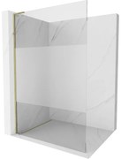 Mexen Kioto L ścianka prysznicowa Walk-in 70 x 200 cm, transparent/szron, złota - 800-070-103-50-35