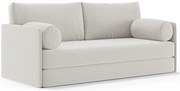 Gładka sofa rozkładana z poduszkami - 32 kolory A1-T64