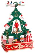 Drewniana figurka grająca (wysokość 24 cm) Christmas Tree – Casa Selección