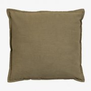 Kwadratowa Poduszka 45x45 Cm Z Bawełny Elezar Verde Army - Sklum