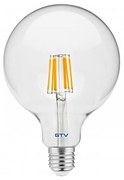 Żarówka filamentowa z ciepłym światłem z gwintem E27, 8 W – GTV