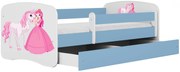 Łóżko dla dziecka z barierką mix 70x140 F1-R69