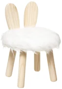 Dziecięcy stołek WHITE RABBIT biały