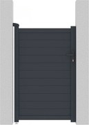 Furtka aluminiowa "Marc" - 101.2 x 155.9 cm - Szara