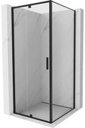 Mexen Exo kabina prysznicowa uchylna 90 x 90 cm, transparent, czarna - 819-090-090-70-00