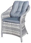 Zestaw 3 foteli MODERNO Jasny Szary OUTLET