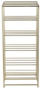 Metalowy regał na wino w kolorze złota liczba butelek 10 25x57x22,5 cm Dual Floor – PT LIVING