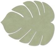 Mata stołowa ze skóry ekologicznej 22x26 cm Monstera Leaf Nupo – LIND DNA