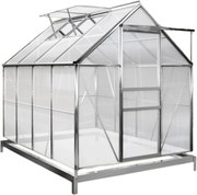 Szklarnia z poliwęglanu z podstawą M4, 250x190x195cm, przezroczysta Gardebruk