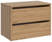 Szafka na buty z uchylnymi drzwiczkami dąb artisan - Rolas 3X