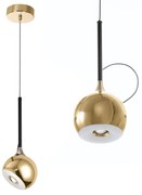 LAMPA SUFITOWA WISZĄCA LED G086-1CP Złota