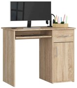 Biurko Z Szufladą I Szafką Dąb Sonoma H3-G94