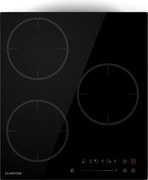 Klarstein Delicatessa 45cm Płyta Indukcyjna 3 Strefy Gotowania Czarny