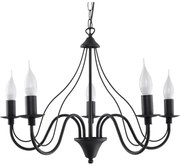 Czarny żyrandolo Nice Lamps Floriano 5
