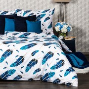 4Home Pościel bawełniana Feathers, 140 x 200 cm, 70 x 90 cm