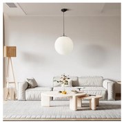 Searchlight 6088 - Żyrandol na lince ATOM 1xE27/60W/230V biały/czarny