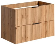 Szafka pod umywalkę w kolorze dębu P1-B96