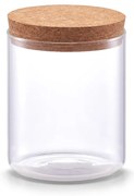Smukły słoik z korkową pokrywką, 650 ml