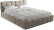 Łóżko 180 x 228 - z weluru - kreci - NALU