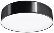 Okrągły czarny plafon LED E779 D6-W25