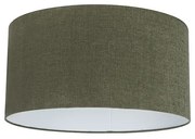 Abażur z tkaniny ciemnozielony 50/50/25