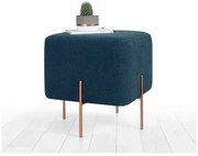 Ciemnoniebieski puf Copper – Artie