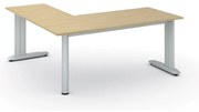 Biurko PRIMO FLEXIBLE 1800 x 1800 mm, brzoza