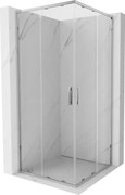 Mexen Exo-S Duo kabina prysznicowa kwadratowa rozsuwana 70 x 70 cm, transparent, chrom - 8111-070-070-01-00