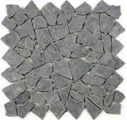 Mozaika kamienna z andezytu Garth na siatce ciemno szara 1 m2