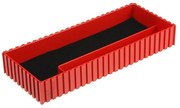 Pudełko plastikowe na mikrometr 35-250x100 mm, czerwone