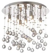 Ideal Lux-LED Lampa sufitowa kryształowa MOONLIGHT 8xG9/3W/230V śr. 40 cm chrom
