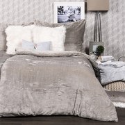 4Home pościel mikroflanela szary, 160 x 200 cm, 70 x 80 cm